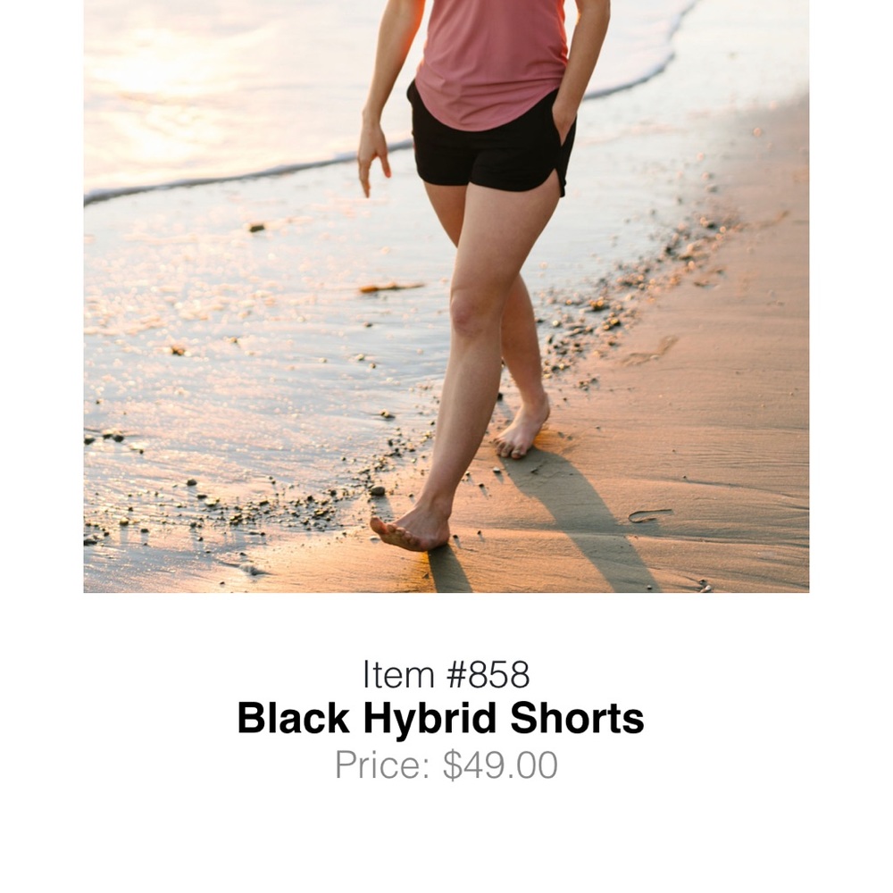 Zyia Black hybrid shorts XX large